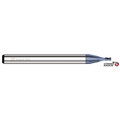 Kodiak Cutting Tools 0.093 Carbide Endmill 4 Flute Micro Stub w/Corner Radius ALTIN Coat 5519580